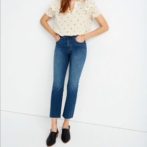 NWOT Madewell Cali Demi-Boot Jeans